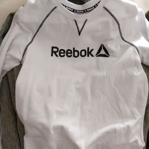 Medium white Reebok sweater